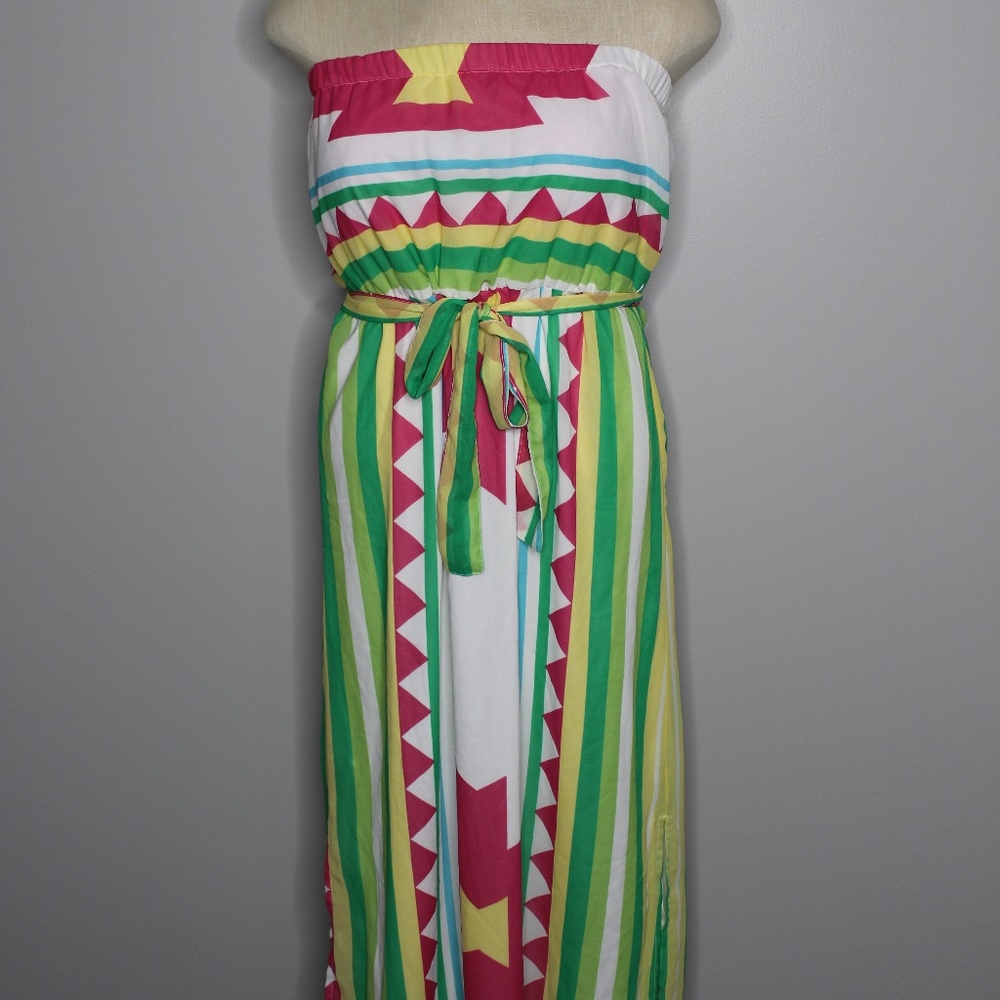 Skully Aztec Print Dress